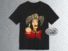Rebel Cowgirl T-Shirt, Punk Girl Shirt, Rebelious Cowgirl, Grunge Goth Alt Tee, Threshold 2010s Art Graphic Shirt