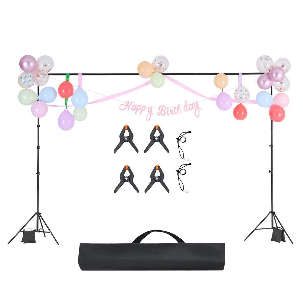 Backdrop Stand Background Stand Kit 10 X 10 Ft for Party & Photo Studio