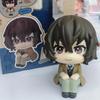 New 10cm Bungou Stray Dogs Anime Figure Look Up Nakajima Atsushi Action Figure Q Version Dazai Osamu Figurine PVC Collection Toy