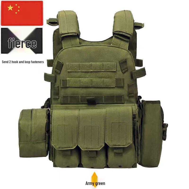 Children's Tactical Camouflage Bulletproof Vest Level III Armor for Outdoor Summer Camp