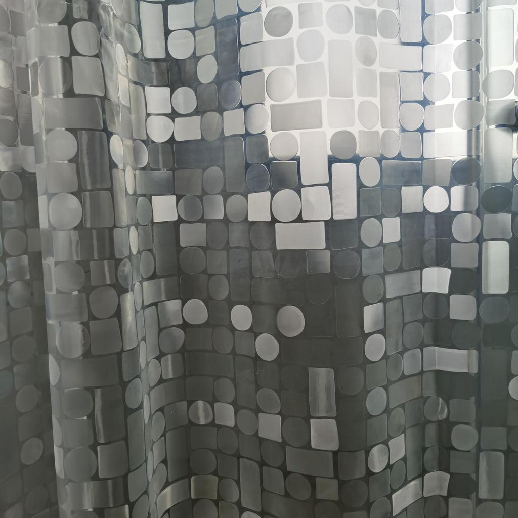 In-Stock 3D Eva Transparent Shower Curtain Liner - Waterproof & Thickened with Rings