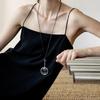 Habl Blogger Style Magnifying Glass Pendant Necklace - Modern, Fun, Dual-Use Design for Women
