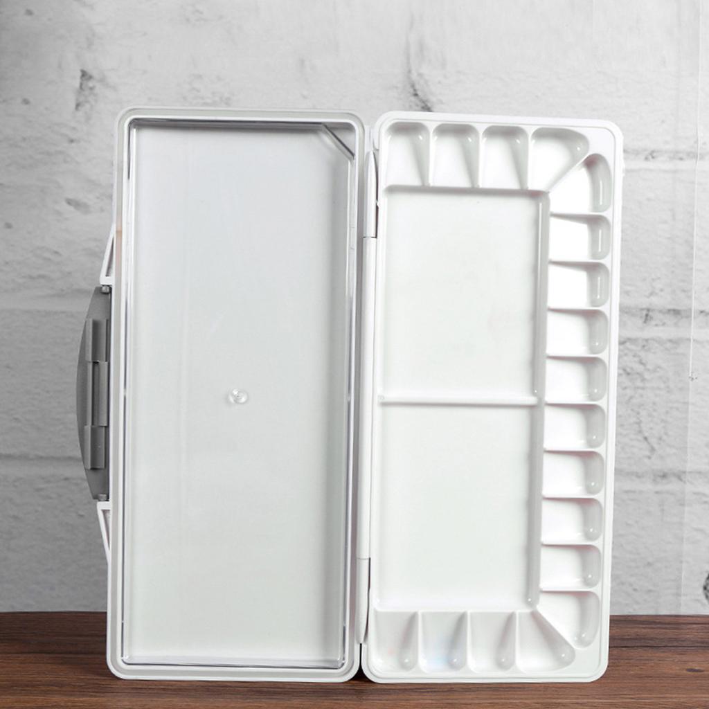 Paint Watercolor Box Moisturizing Pigment Hard Cover Case Foldable Watercolor Painting Box