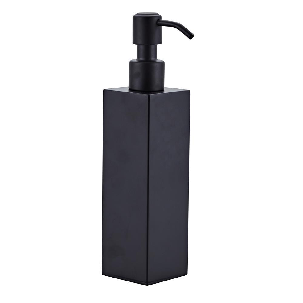 304 Stainless Steel Soap Dispenser Black Shower Shampoo Bottle Hotel Wall Hanging Press Hand Sanitizer Bottle