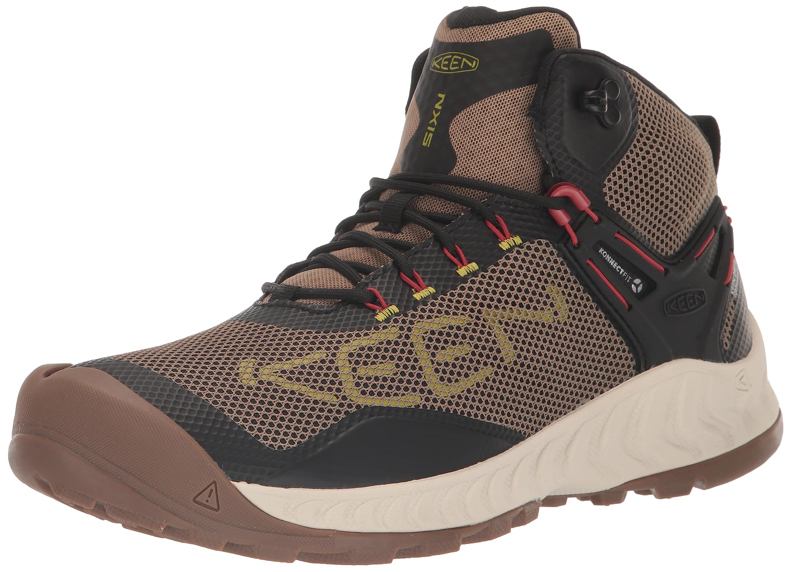 

Трекинговые туфли KEEN NXIS EVO MID WP Nexis Evo Mid водонепроницаемые, см, мужские ТИГРОВЫЙ/ЦИТРОНЕЛЬНЫЙ 27,5 см