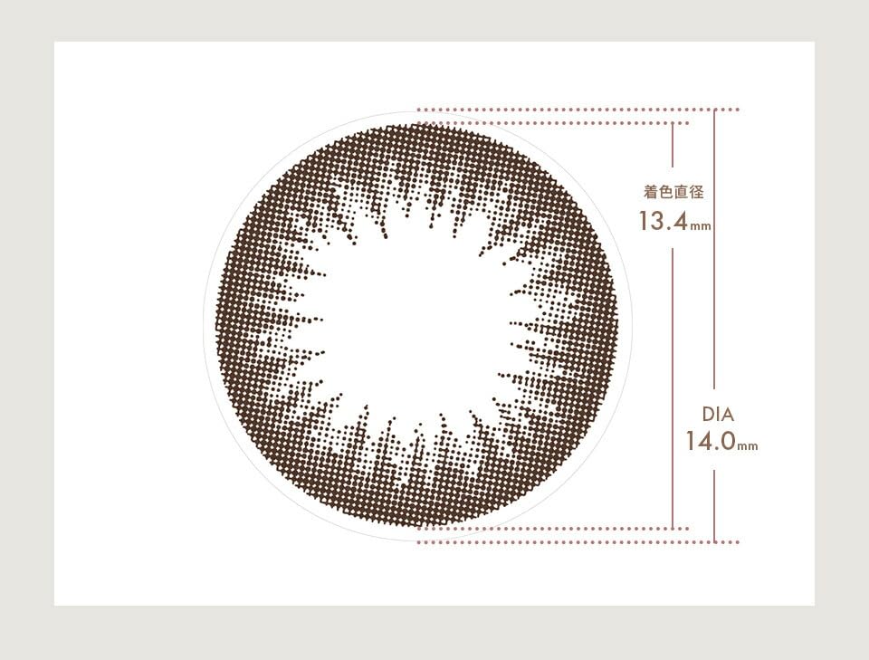 box of colored contact WAVE UV Ring Plus Vivid Veil [30-piece lenses] 1-Day [BC] 8.7 [PWR] -0.50