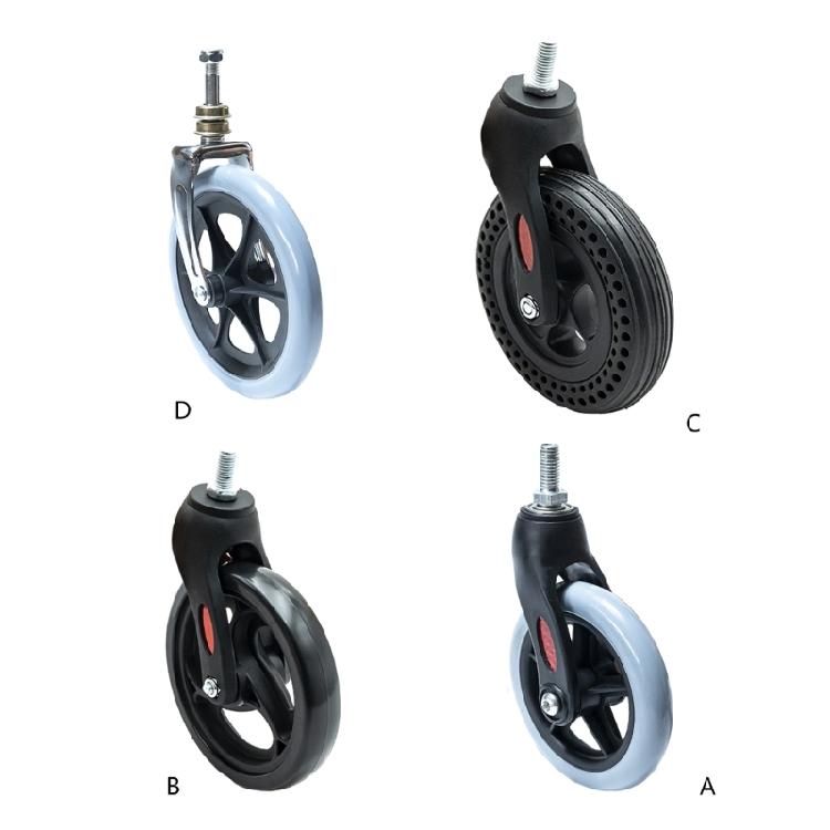 Wheelchair Wheel Replacement Parts Wheelchair Front Wheel Anti-Slip 5/6/8 Inch