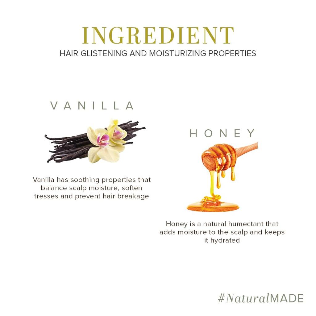 Khadi Natural Honey & Vanilla Hair Shampoo 210 ml Pack | Herbal Anti-Dandruff Shampoo for Soft Healthy Hair