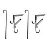 2/4Pcs Christmas Fireplace Stocking Garland Hanger No Drill Adjustable Mantle Garland Holder Heavy Duty Xmas Stockings Decoration Hanging Hook