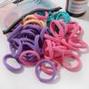 30/50/100PCS/Lot Girl Mix Colors Hair Bands Basic Hair Ties Elastic Headband Hair Scrunchies Women Accessories Ponytail Holder