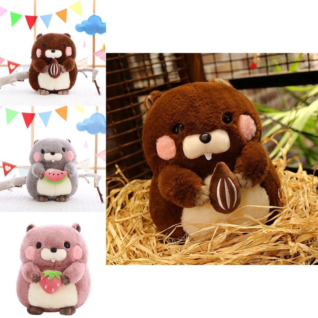 Cute Groundhog Plush Toy Soft And Huggable Stuffed Animal For Kids And Pets