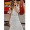 Europe and the United States Summer Foreign Trade New Women's Clothing V-neck Short-sleeved Lace Dress