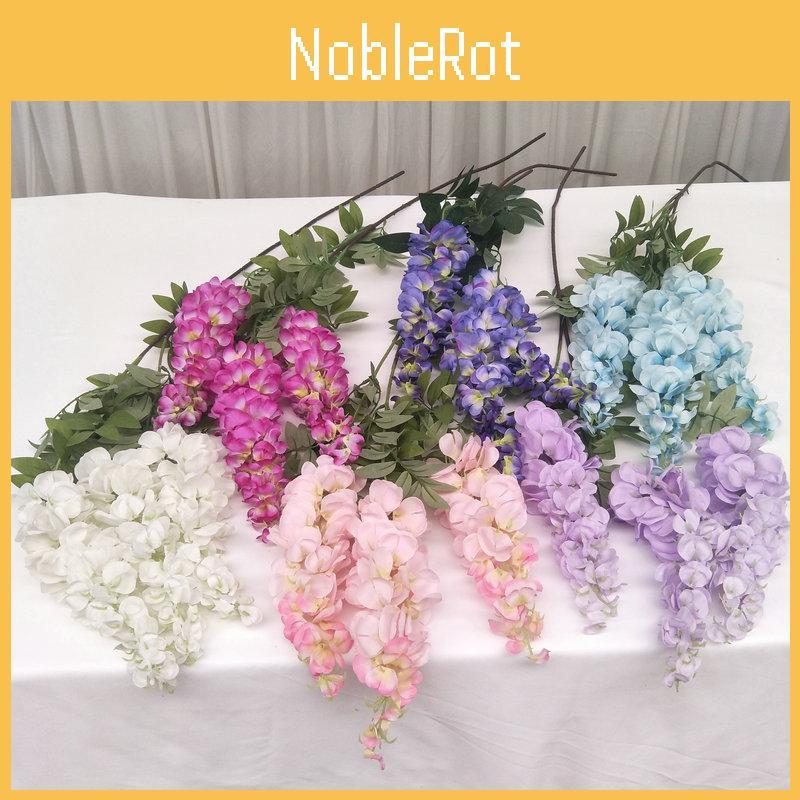 Faux Purple Wisteria Hanging Flowers For Wedding Decor And Event Arrangements Ceiling