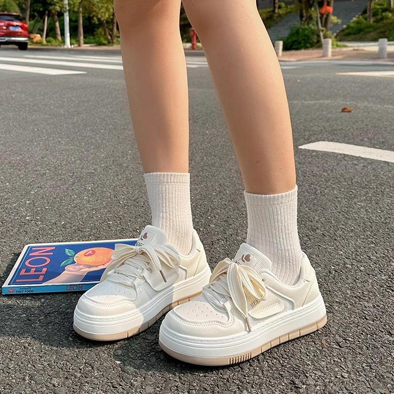 Summer thin little white shoes women's new breathable women's shoes mesh net shoes niche versatile sports and leisure board shoes