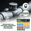 Adhesive Turret Stickers for Scope Marking Range Labels Waterproof Numbered Markers for Precision Shooting Equipment Accessories