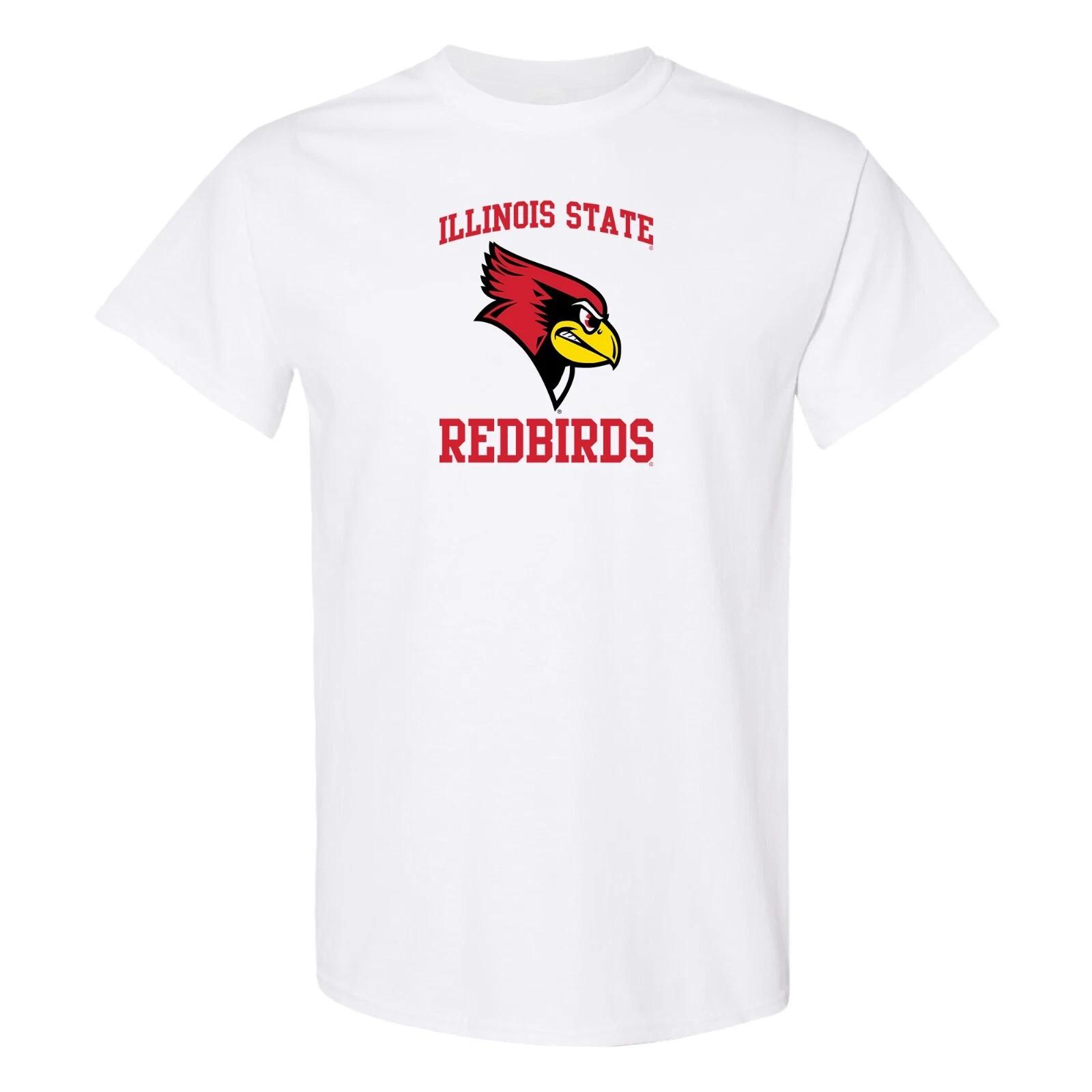 Illinois State Redbirds Arch Logo T-Shirt - White M