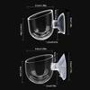 Aquariums Feeding Bowl Set Of 10 Clear Suction Cup Plant Holder For Shrimp And Small Fish Feeding Accessories