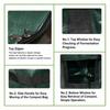 Outdoor Composting Leaves Bag PE Waste Bag Durable Planting Bag  Garden Planting Use