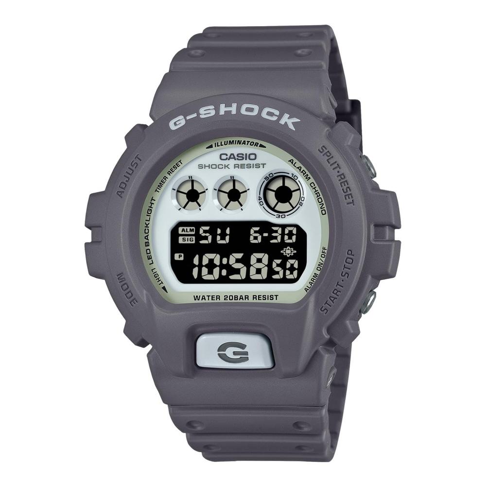 

[Casio] Часы G-ShockHIDDEN GLOW Series DW-6900HD-8JF мужские серые