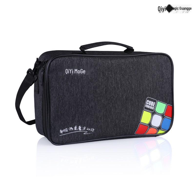 Qiyi Rubik s Cube Gear Bag: Multi-functional, Large Capacity, Single Shoulder, Storage & Travel for Competitions чёрный