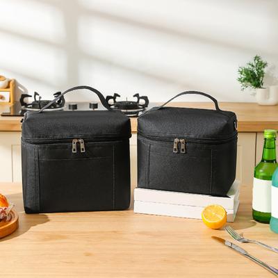 Insulated Lunch Bag for Adults Lightweight Nylon Waterproof Lunch Box with Removable Adjustable Strap Reusable Thermal Bento Bag for Work Picnics