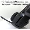 Replacement Microphone Detachable Game Mic Boom for Logitech G733 Wireless Gaming Headsets PS5 Computer PC Noise Cancelling,3.5mm Jack