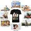 Arctic Ocean Polar Bear Print T-shirt Unisex Loose Casual Top For Daily Wear Vacation Pure Cotton T-shirt