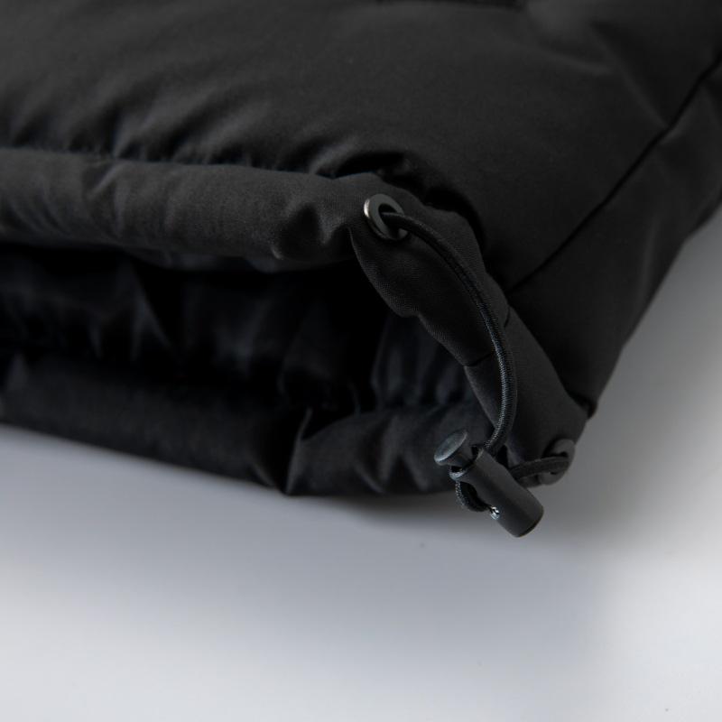 Pánská nadměrná fleecová péřová bunda s kapucí - Trendy volný dvoudílný vzhled