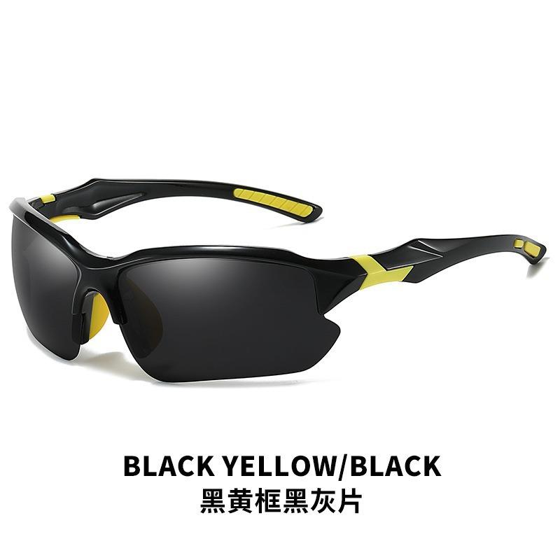 Outdoor European and American style trend cool fashion sports glasses night vision blackout driving cycling sunglasses men and women