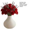 Vaso Stampato 3D Vaso Moderno per Fiori Vaso Decorativo Verticale Texturizzato per Fiori Secchi e Freschi Elementi Centrali per Tavolino da Caffè Cucina Stile Rustico