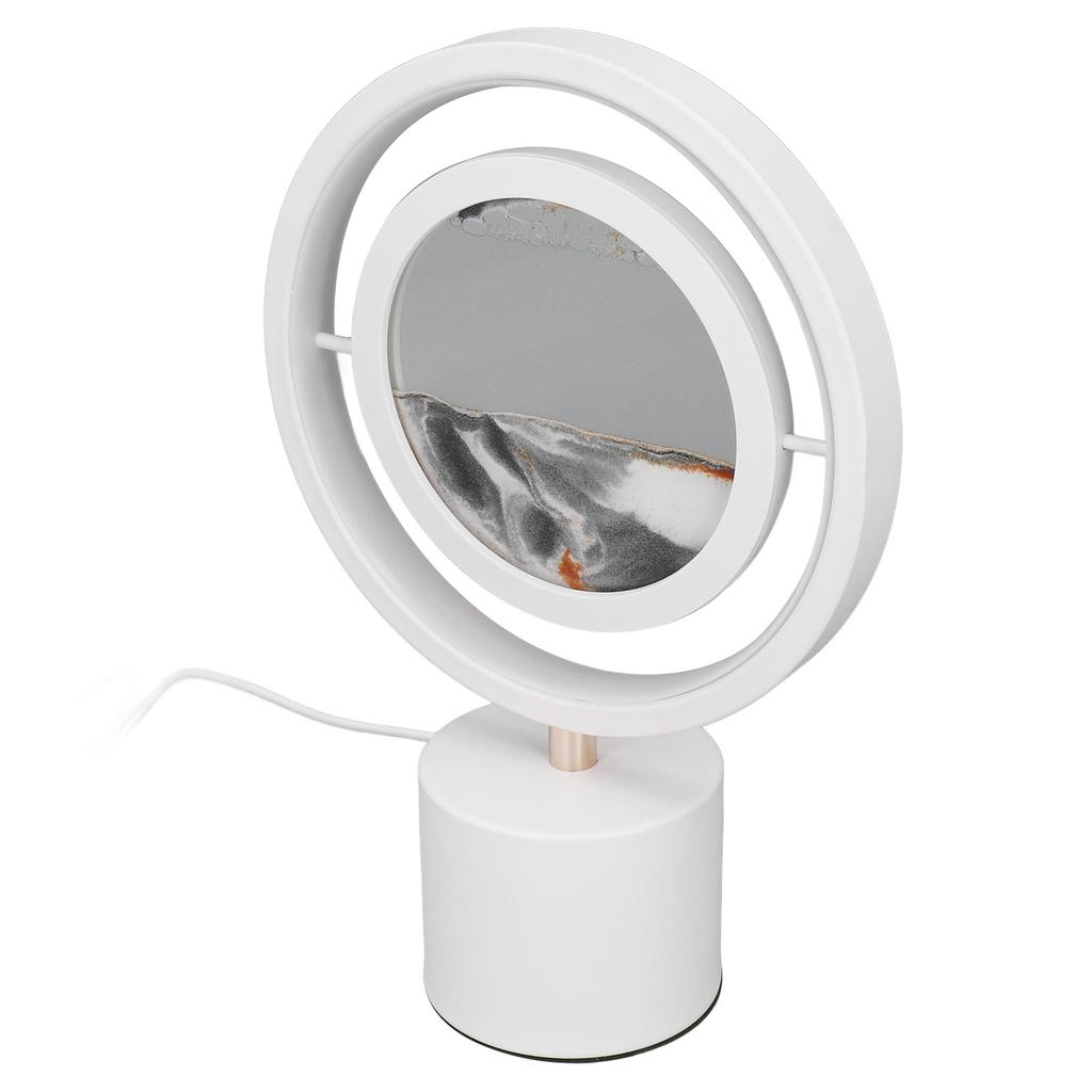 3D Moving Sand Art 3 Colors Lighting 360 Degrees Rotating USB Sandscape Motion Lamp Decoration for