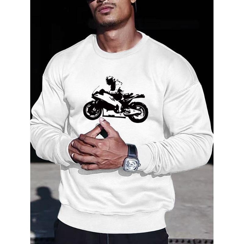 

Men s Slim Fit Crew Neck Sweatshirt, Suitable for Dates & Office Casual, Streamlined & Versatile XXL чёрный