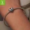 Love Wings Beaded Accessories, Guardian Meaning S925 Silver Bracelet Beads Loose Beads Scc2285