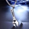Mechanic's Wrench 316L Silver Chain Necklace