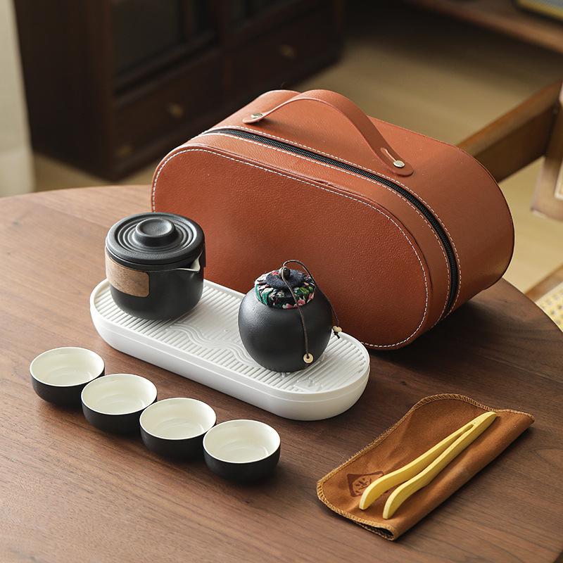 High-End Business Souvenir Tea Set: On-the-Go Gift for Clients & Friends