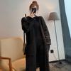 Autumn Winter Knitted Cardigan Women Sweater Jacket Elegant Vintage Loose Long Outerwear Maxi Y2k Sweater Coat Soft Jacket