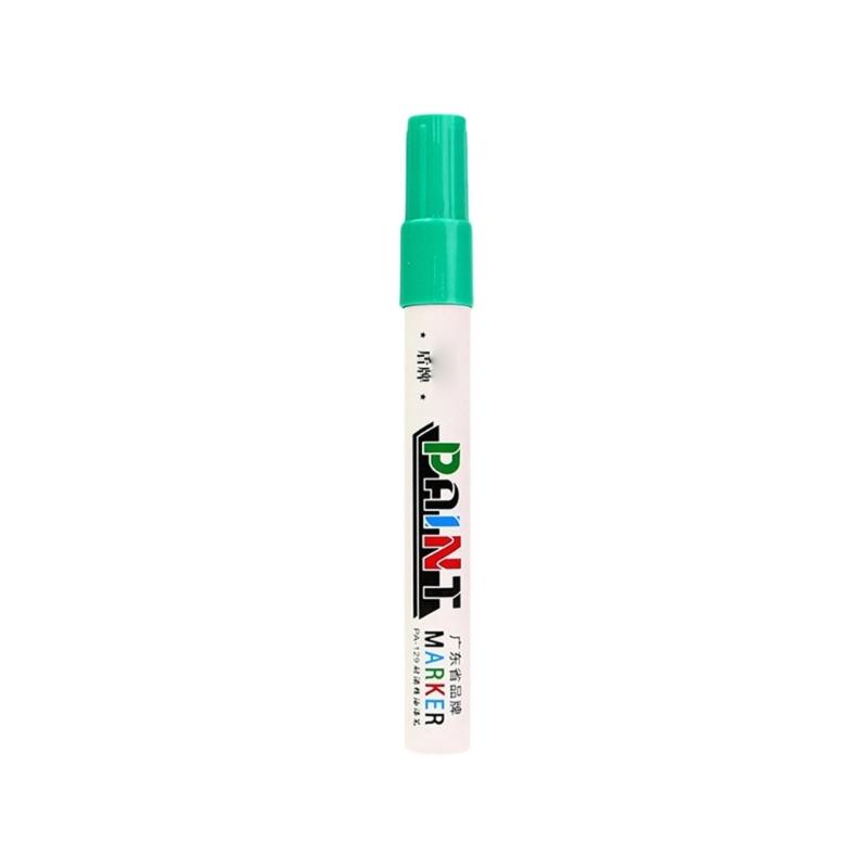 12Pcs Oil Based Paint Pens 3mm Tip Waterproof Paint Markers For Industrial Marking On Metal Wood Glass And Plastic