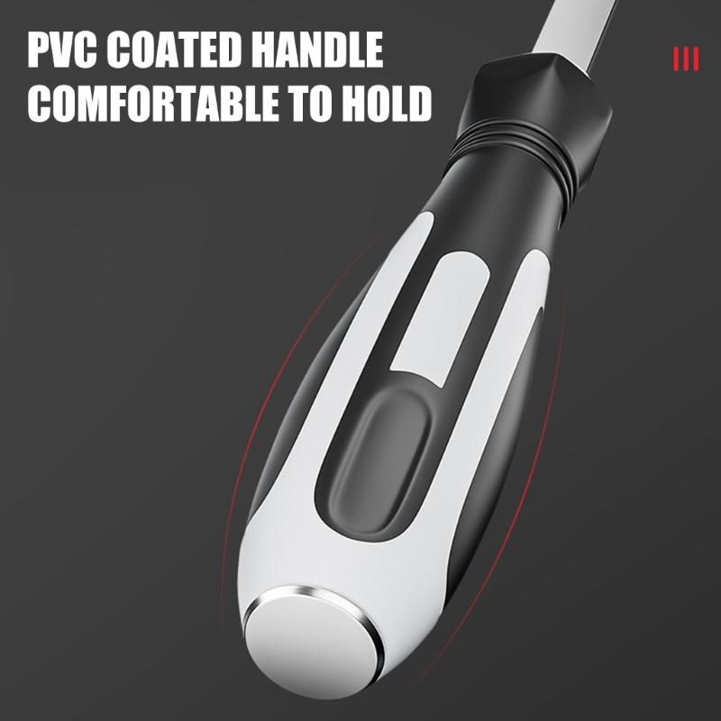 Extended Length Slotted Screwdriver For Vehicle Maintenance Flat Blade Screwdriver 22inch Pry Tool