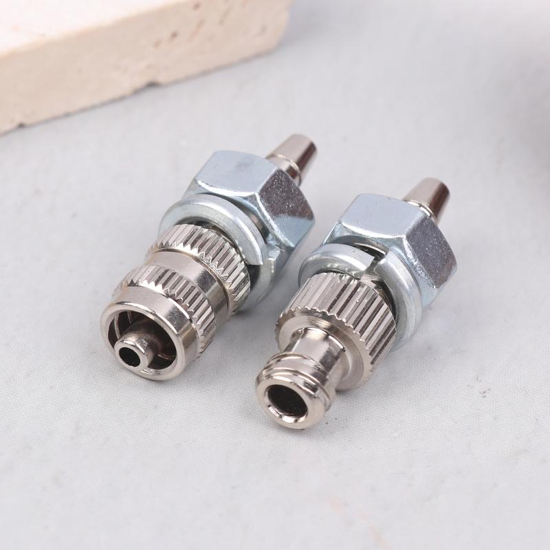 Luer Lock Adapter Fitting Dispenser Connector Through Board Mounted Fixed Adapter Needle Conversion Gas Pipe Brass Metal_