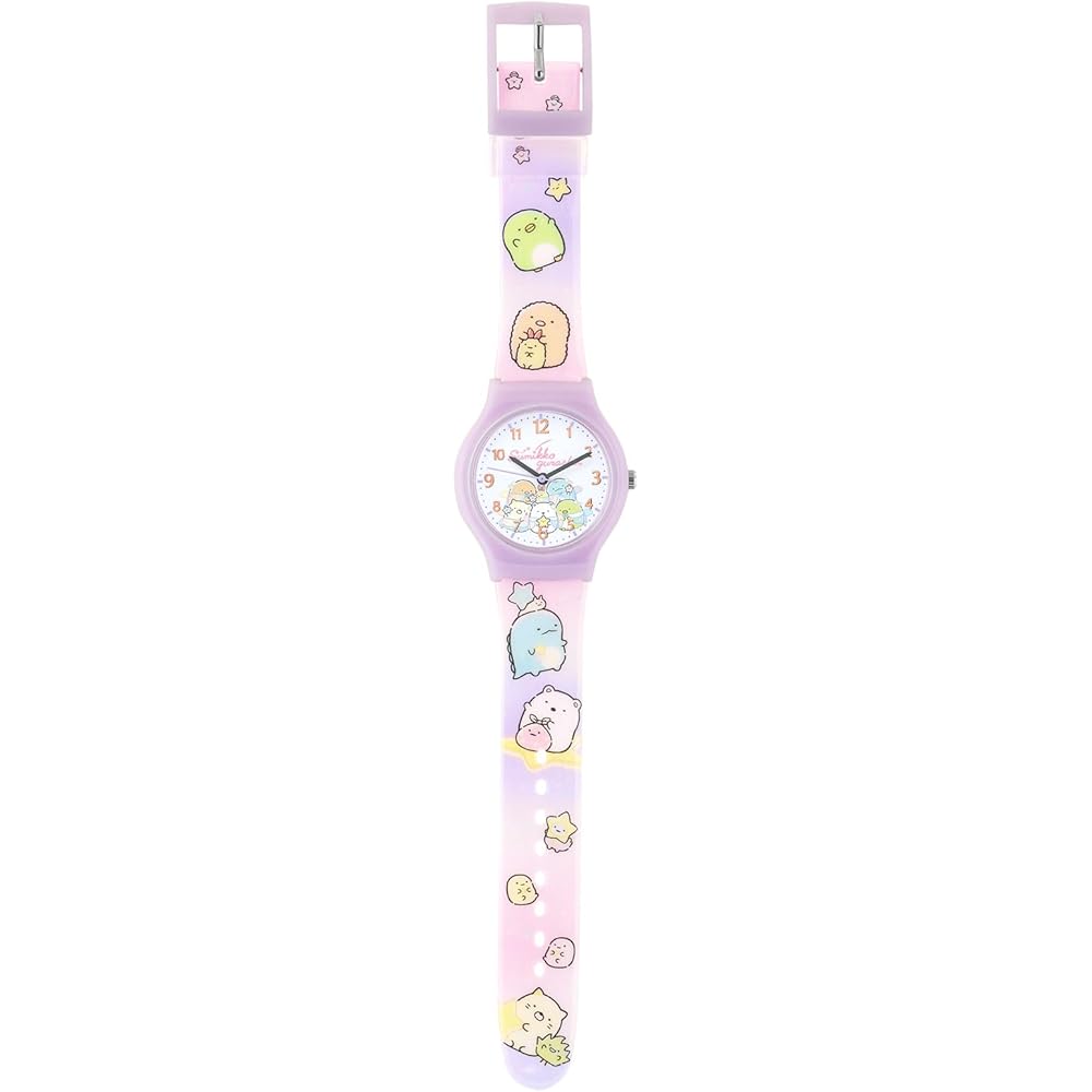 Sumikko Gurashi Purple Plastic Watch Cute Design Kids' Accessory