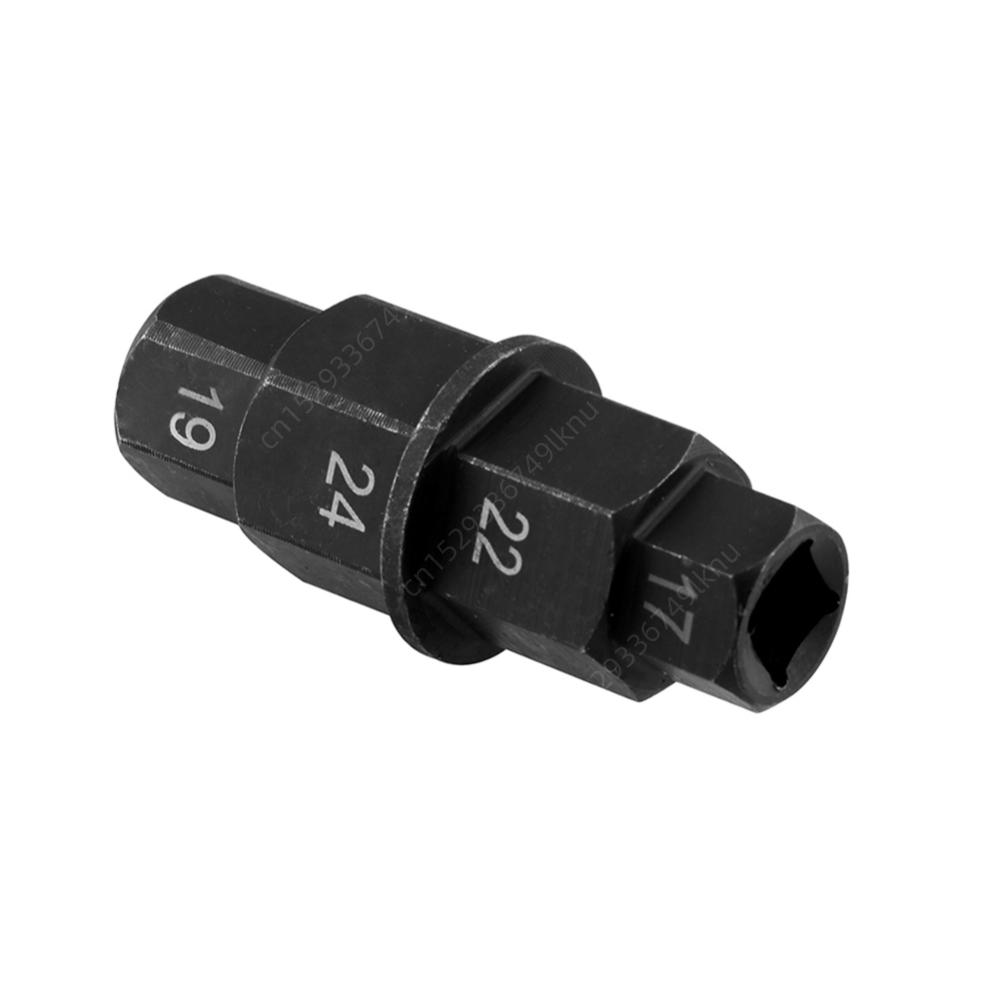 Narzędzie do osi motocykla 17 19 22 24 mm Przednia oś koła motocykla Narzędzie do demontażu sześciokątnego wrzeciona do Honda Kawasaki Suzuki BMW