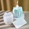 Multipurpose Flower Candle Stand Sturdy Silicone Plaster Mold for Elegant Home Decoration Wedding and Festive Occasions