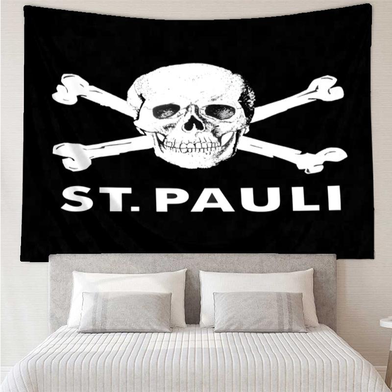 St. Pauli Tapestry, Wall Hanging Tapestry, Pattern Tapestry for Dorm Bedroom Living Room Wall Art Photography Backdrop