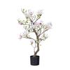Artificial Magnolia Tree: Indoor Potted Decorative Plant for Home, Hotel, or Living Room Decor