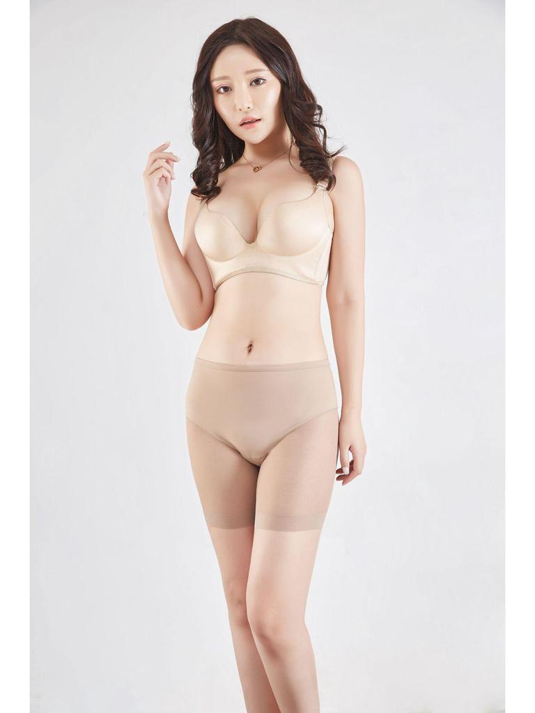 Women's Mid-Waist Mesh Shaping Shorts - Flat-Leg Safety Leggings