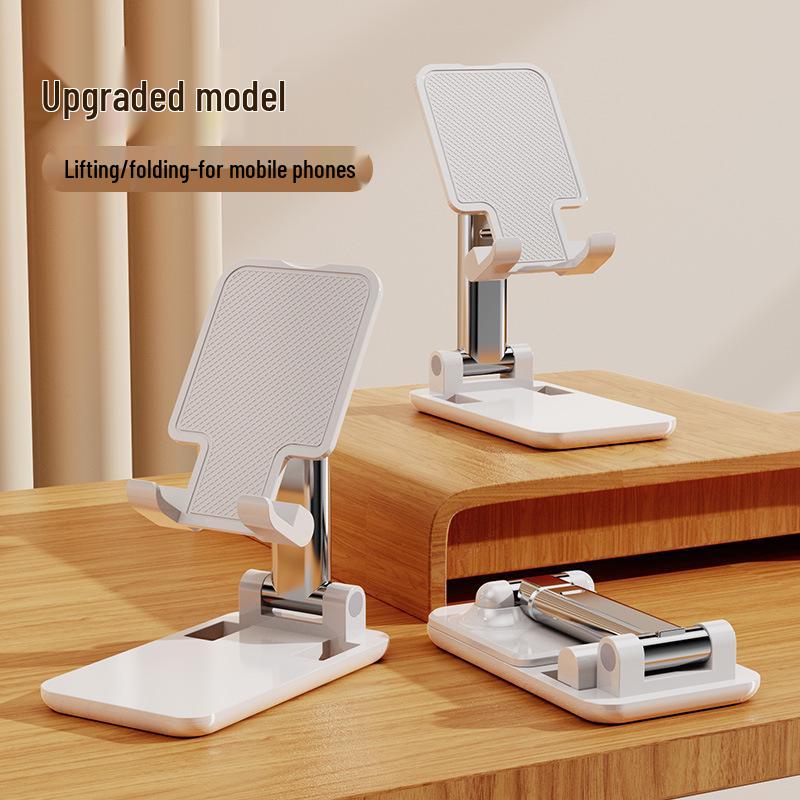 360° Rotating Desktop Phone & Tablet Stand - Universal Foldable Holder for Live Streaming