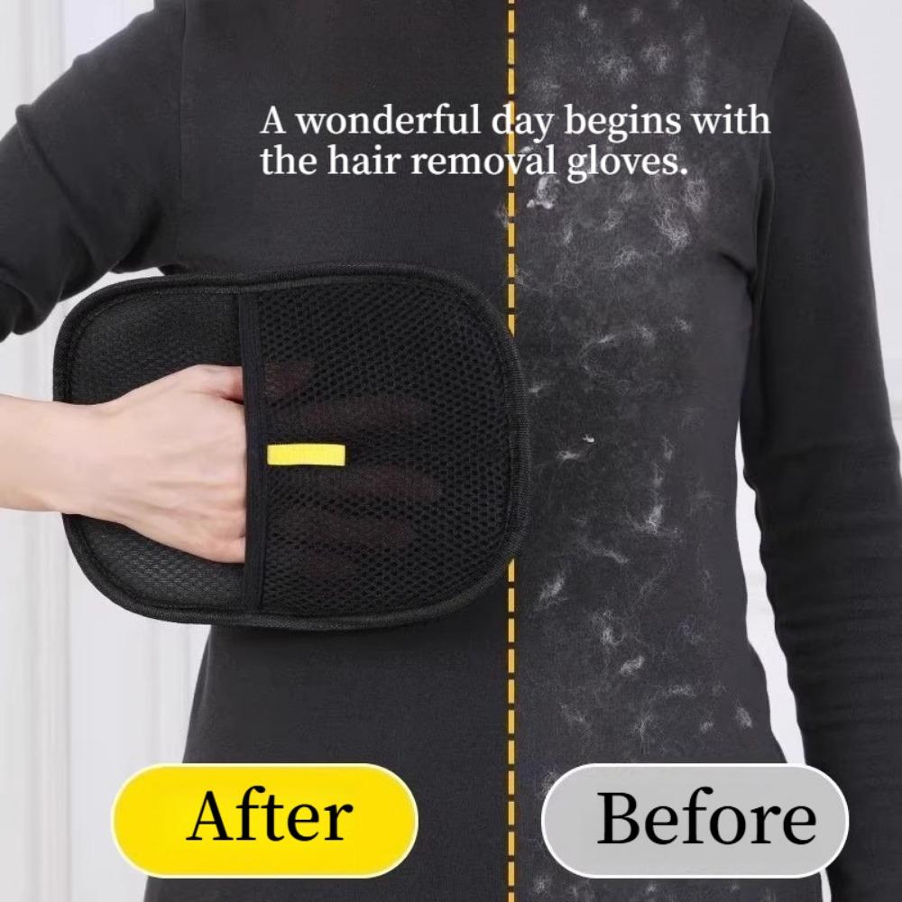 3PCS Cat Hair Cleaner Electrostatic Hair Removal Pet Gloves Two-way Bristle Remover Brush Sticky Hair Artifact Dog Comb Shaving