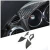 Carbon Fiber Dashboard trument Cover Plate Sticker For Mazda MX-5 Miata 16-23