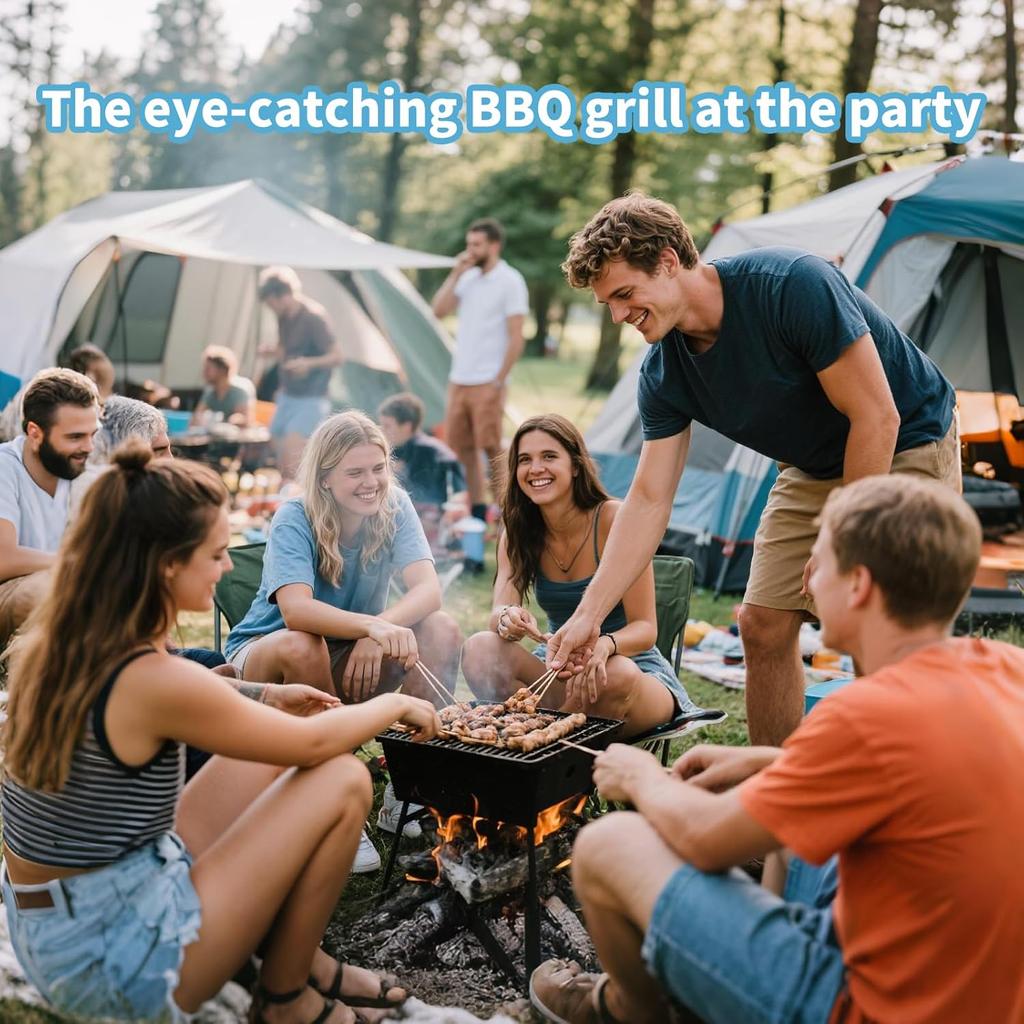 Rolig BBQ Korvställ Man Varmkorvshållare Återanvändbar Rostfri Varmkorvsrost och Ställ Barbecue Grilltillbehör för Camping och Nyhetsparty