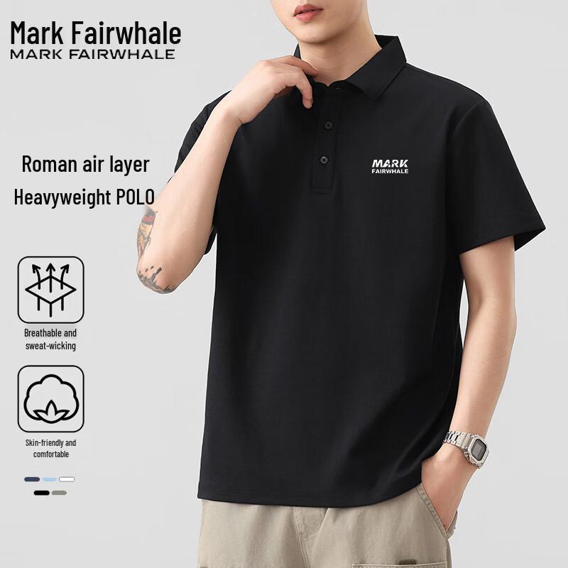 

Mark Fairwhale Men s Summer Casual Polo Shirt L